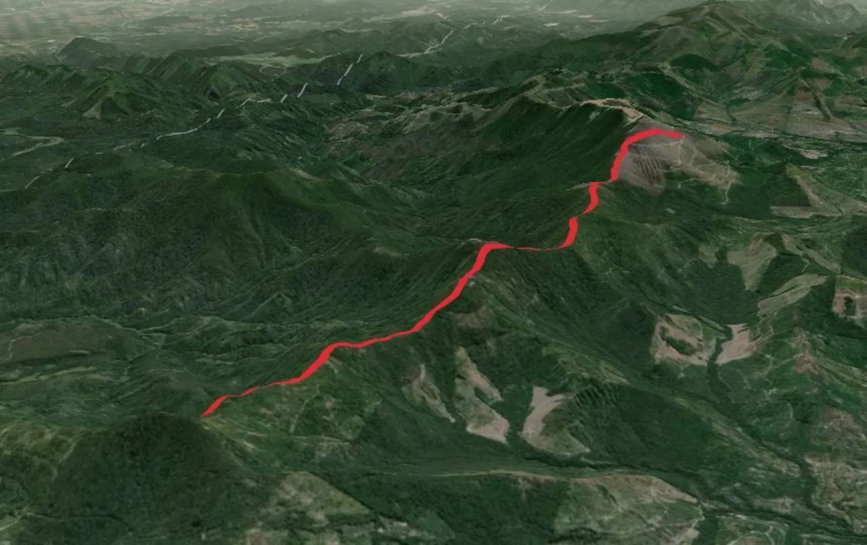 An image depicting the trail Kalispell Rock - North Baldy Trail and its surrounding area.