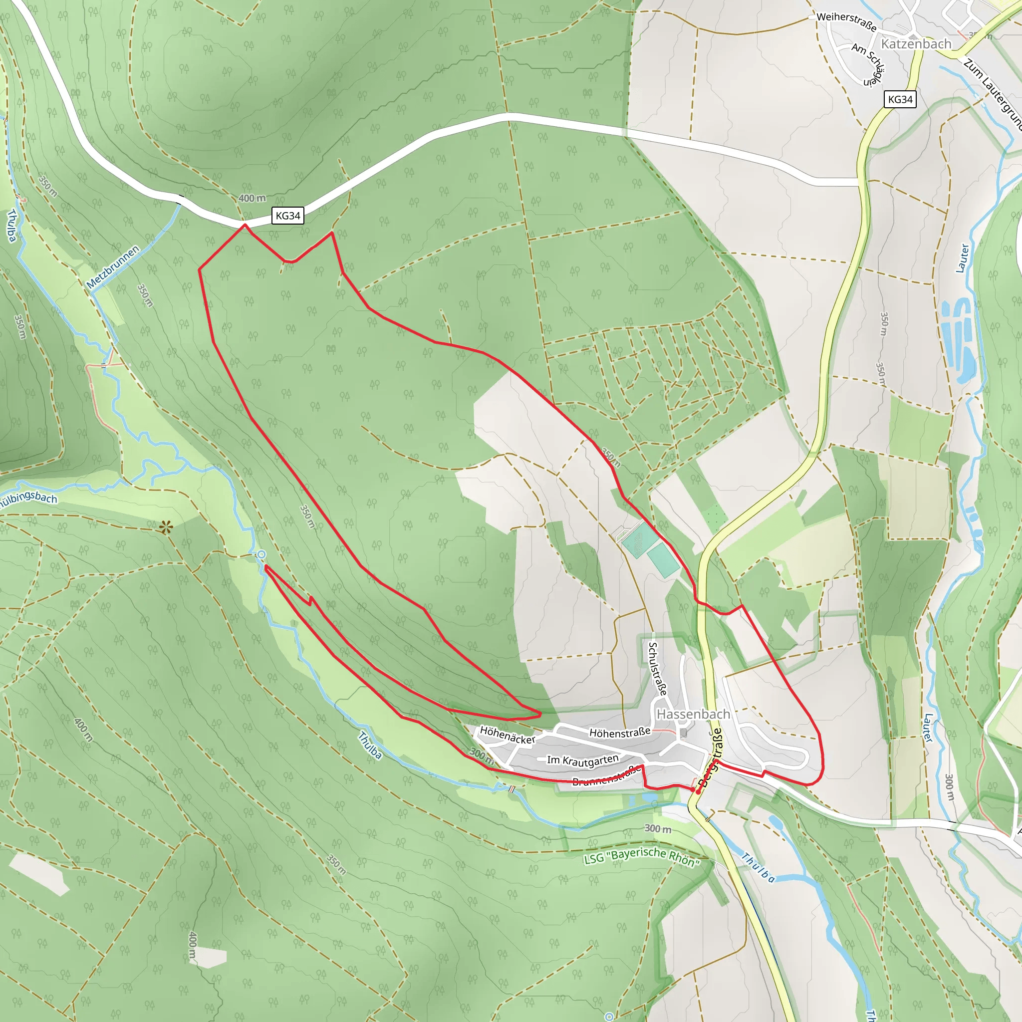 Hassenbach Loop mobile static map