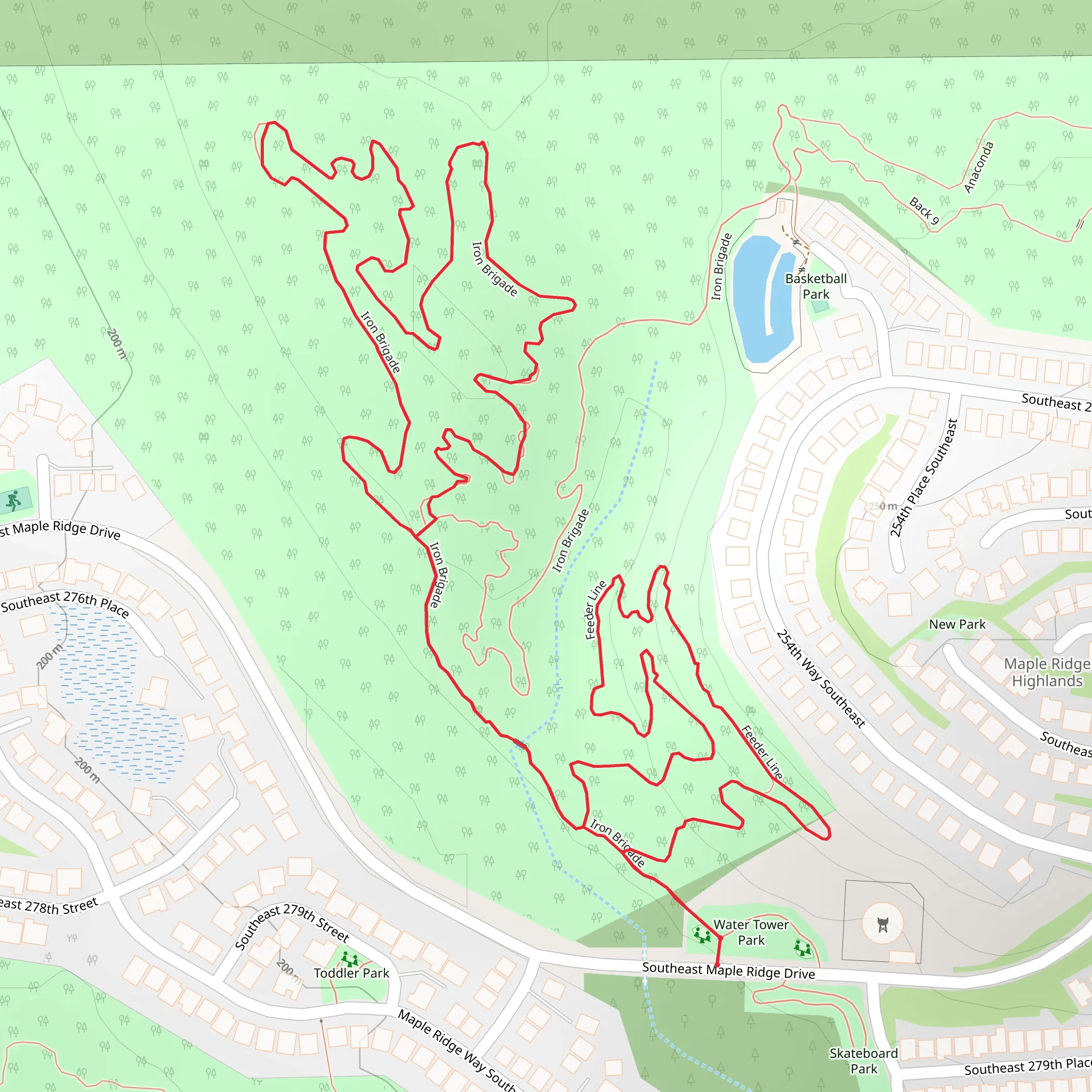 Iron Brigade and Feeder Line loop mobile static map
