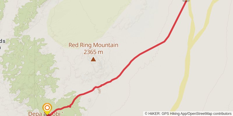 American Discovery Trail North Route stage 328 Map