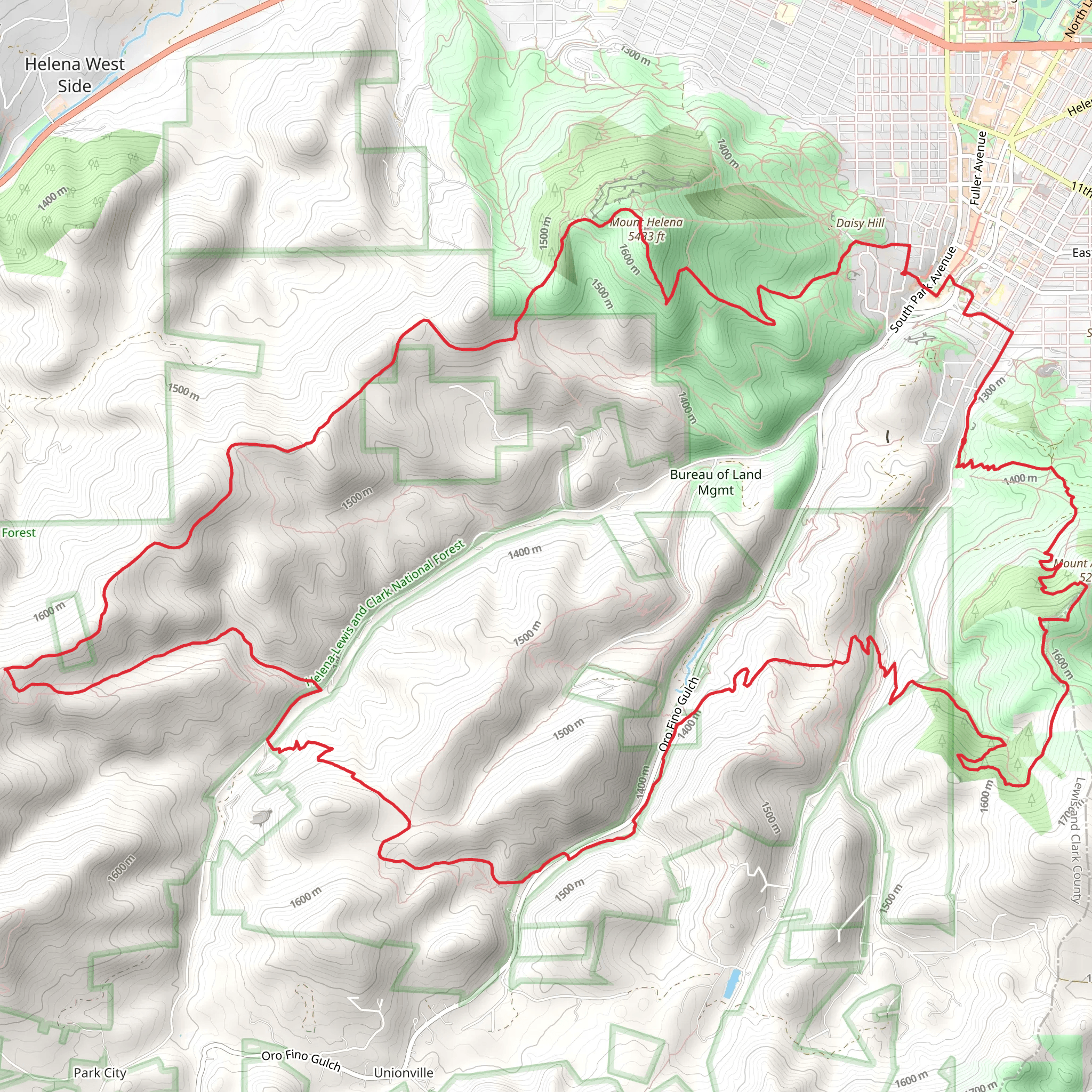 Eagle Scout, Entertainment and Mt Helena Ridge Loop Trail mobile static map