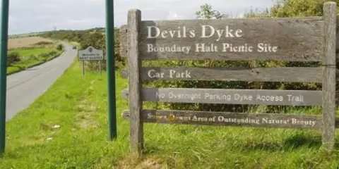 An image depicting the trail Ditchling Beacon to Devil's Dyke and its surrounding area.