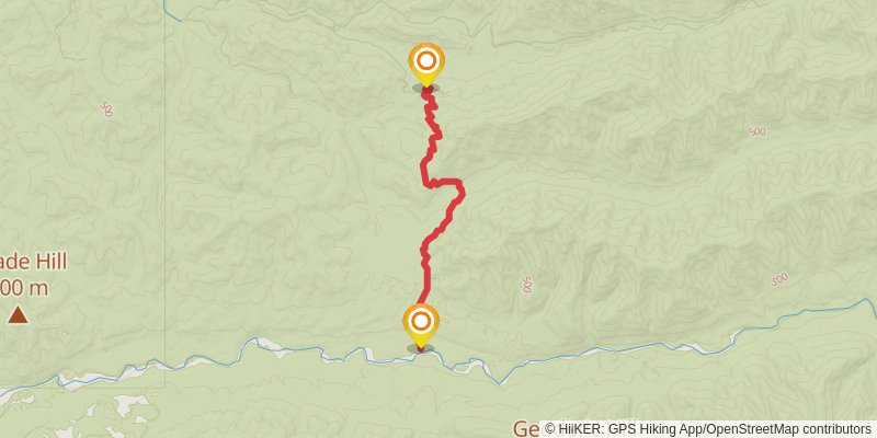 North Snyder - Jackson Trail stage 2 Map