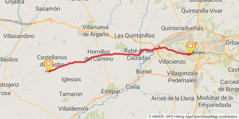 Camino Catalan stage 30 Map