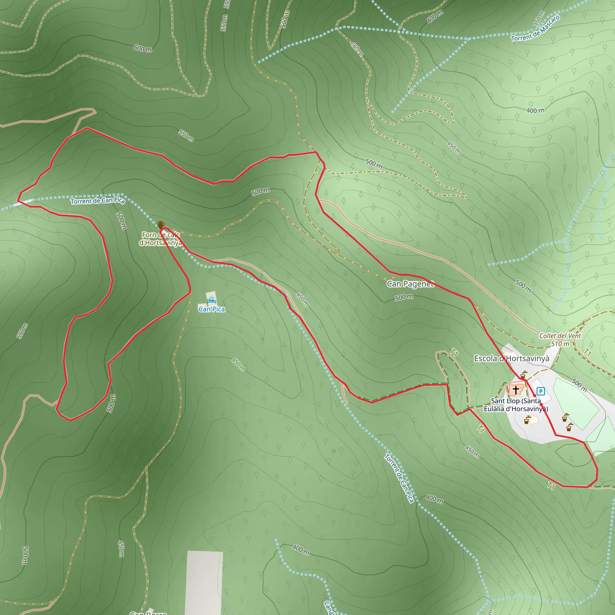Les Alzines de Can Portell SL C 73 mobile static map