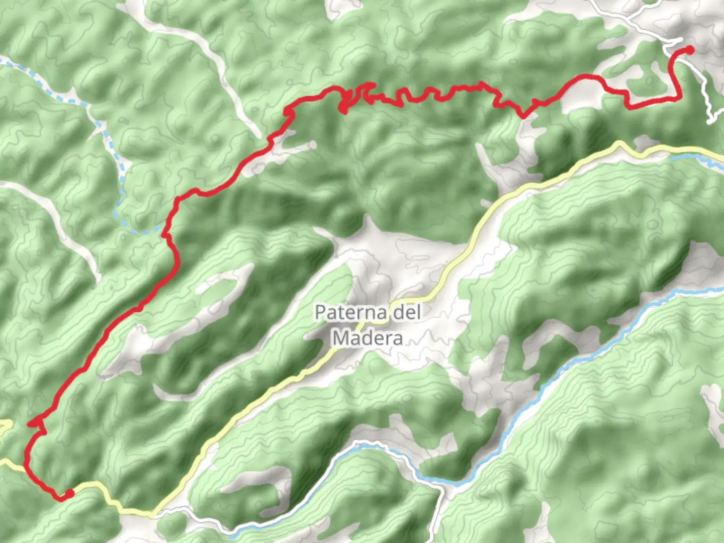 An image depicting the trail Los Catalmerejos - Cake Farmhouse and its surrounding area.