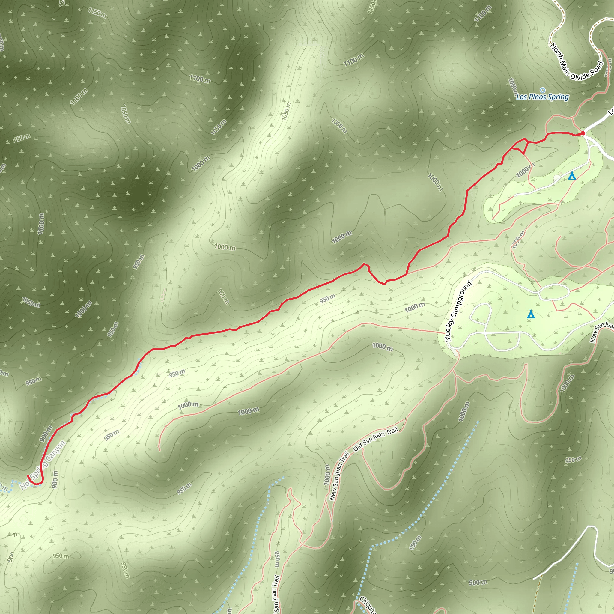 Long Canyon Road mobile static map
