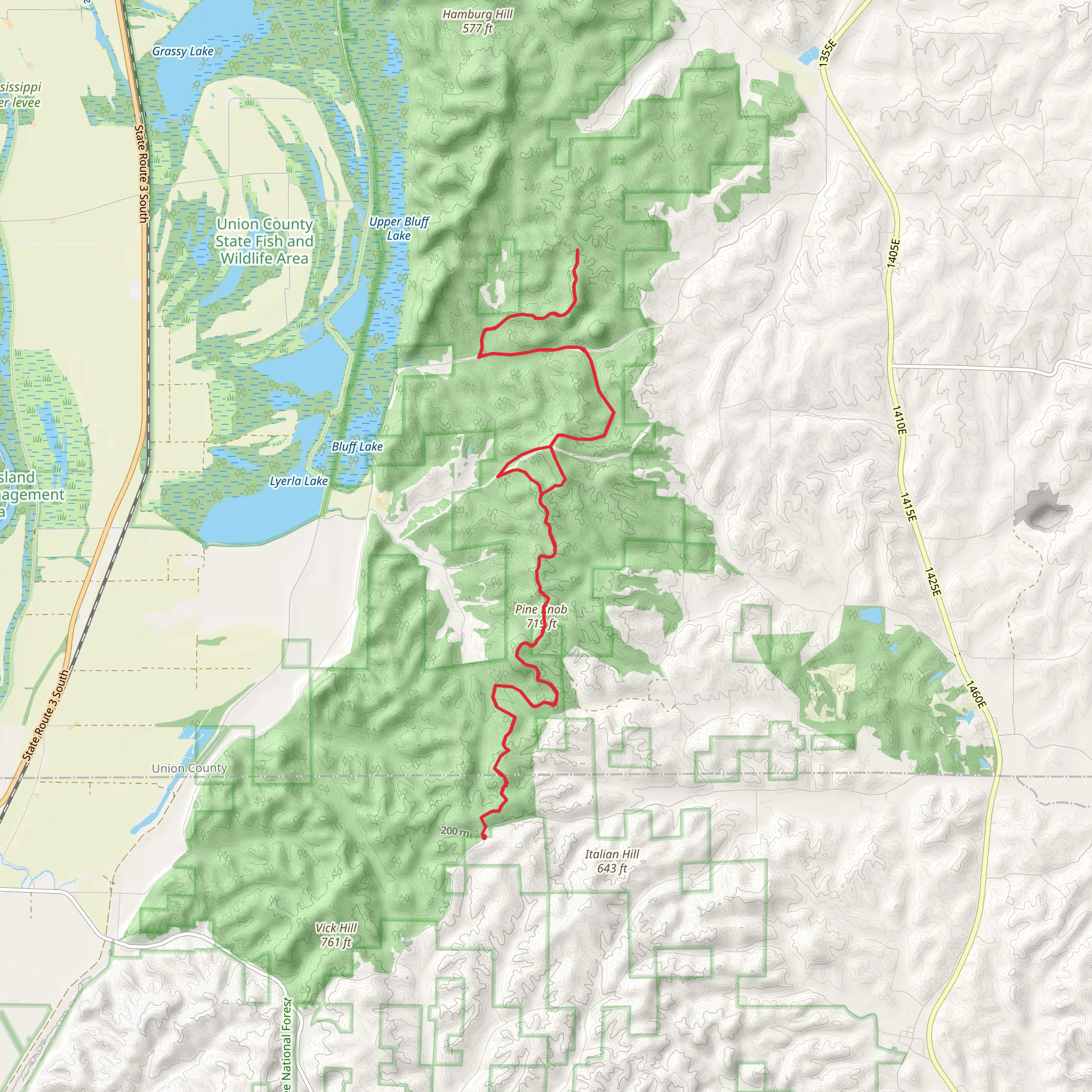 Mill Creek Road - North mobile static map