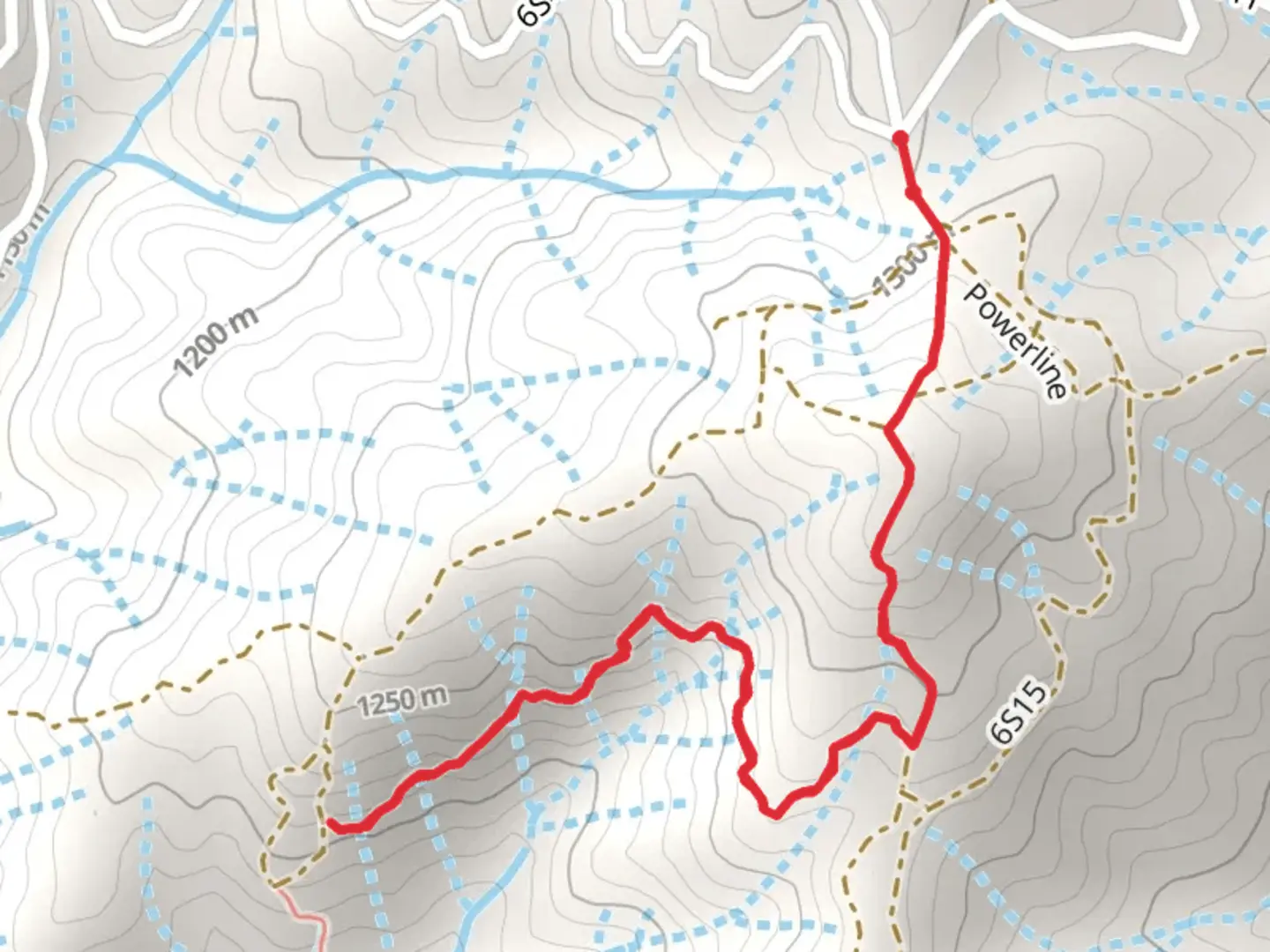 An image depicting the trail Deadman Trail and its surrounding area.