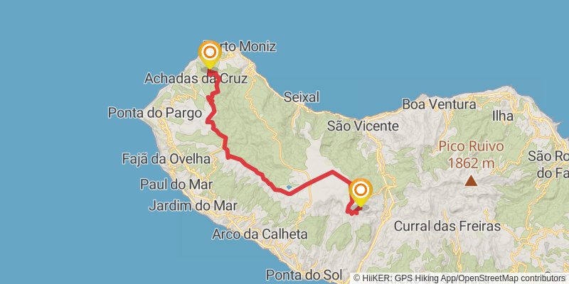 Rota Circula De Madeira stage 7 Map