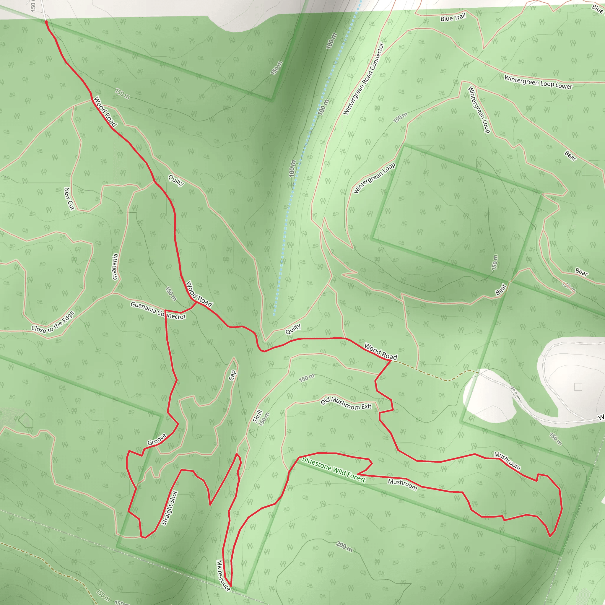 Ulster County Loop Trail mobile static map