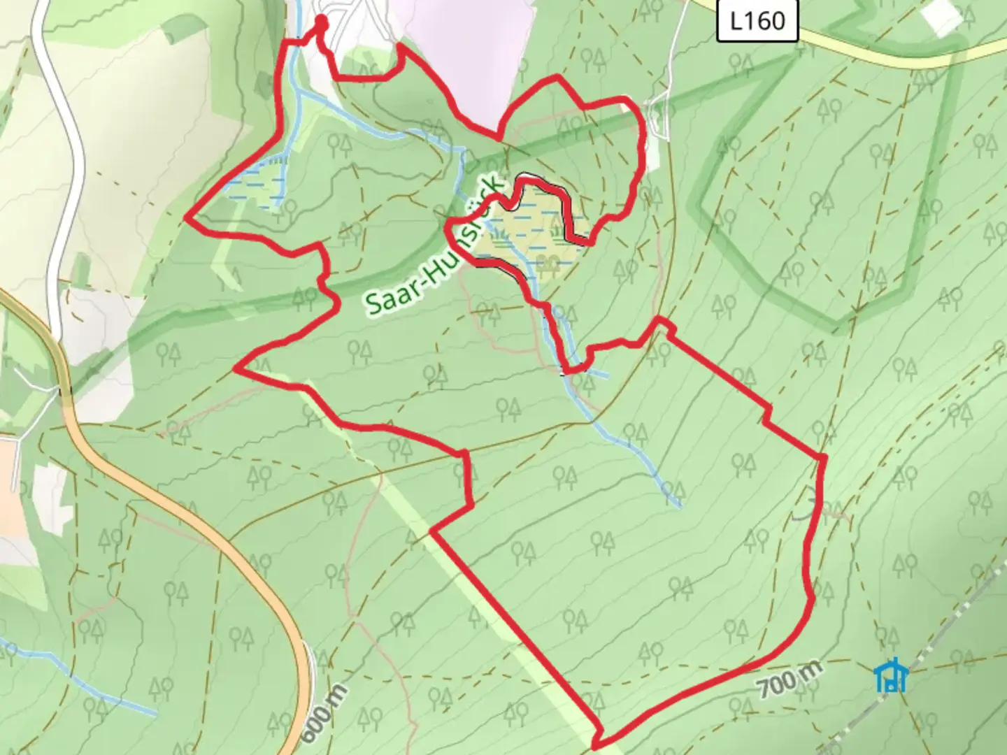 An image depicting the trail Traumschleife Oelmuehlen Tour and its surrounding area.