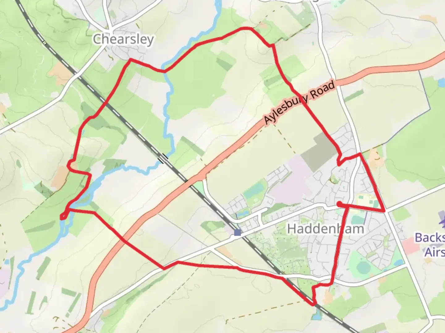 An image depicting the trail Haddenham Circular Walk and its surrounding area.