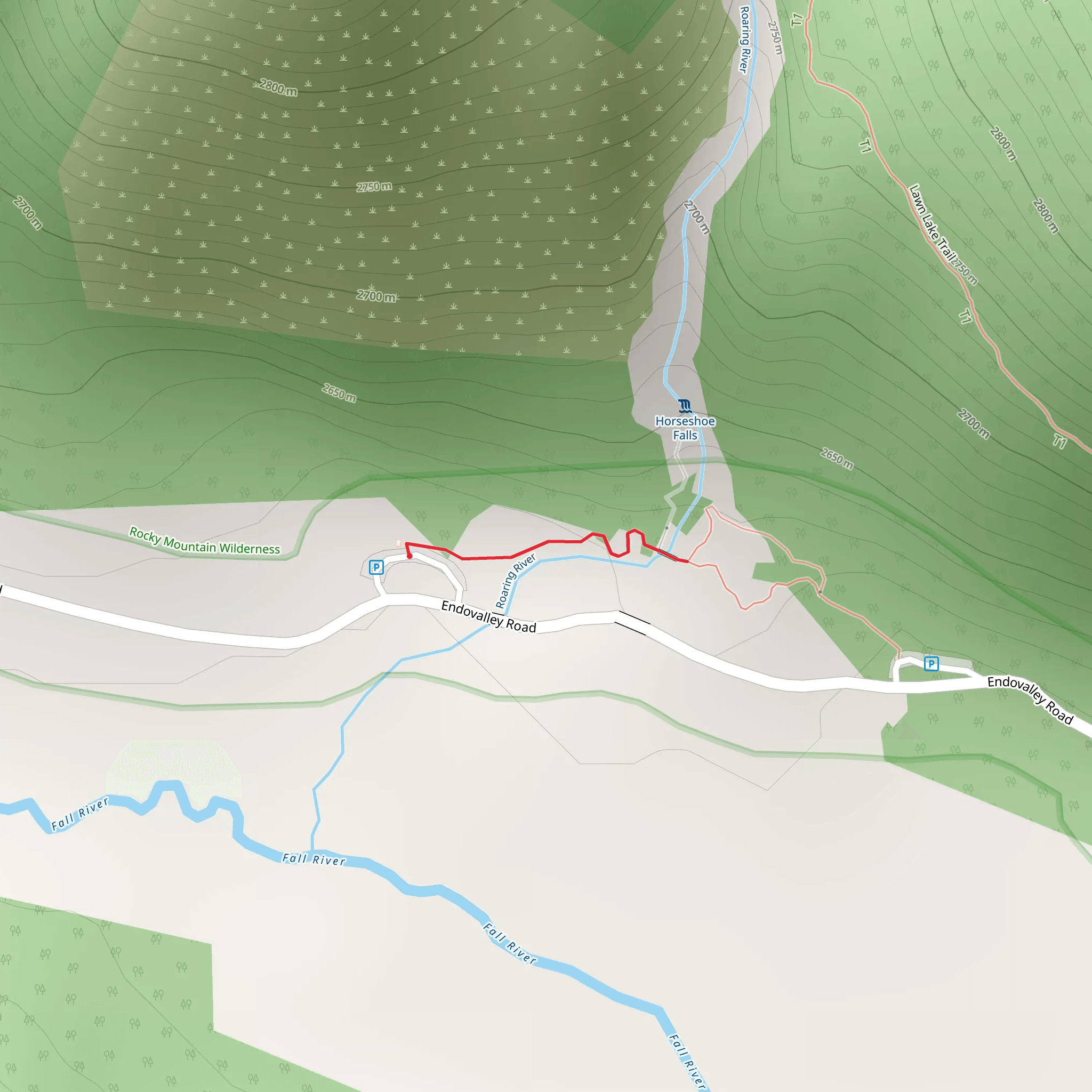 Roaring River mobile static map