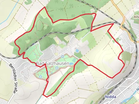 Kurpark Bad Salzhausen, Soderkoppel and Saz Quelle Loop - Bad Salzhausen