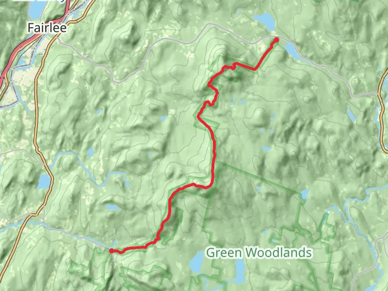 Smarts Mountain Mount Cube via Appalachian Trail