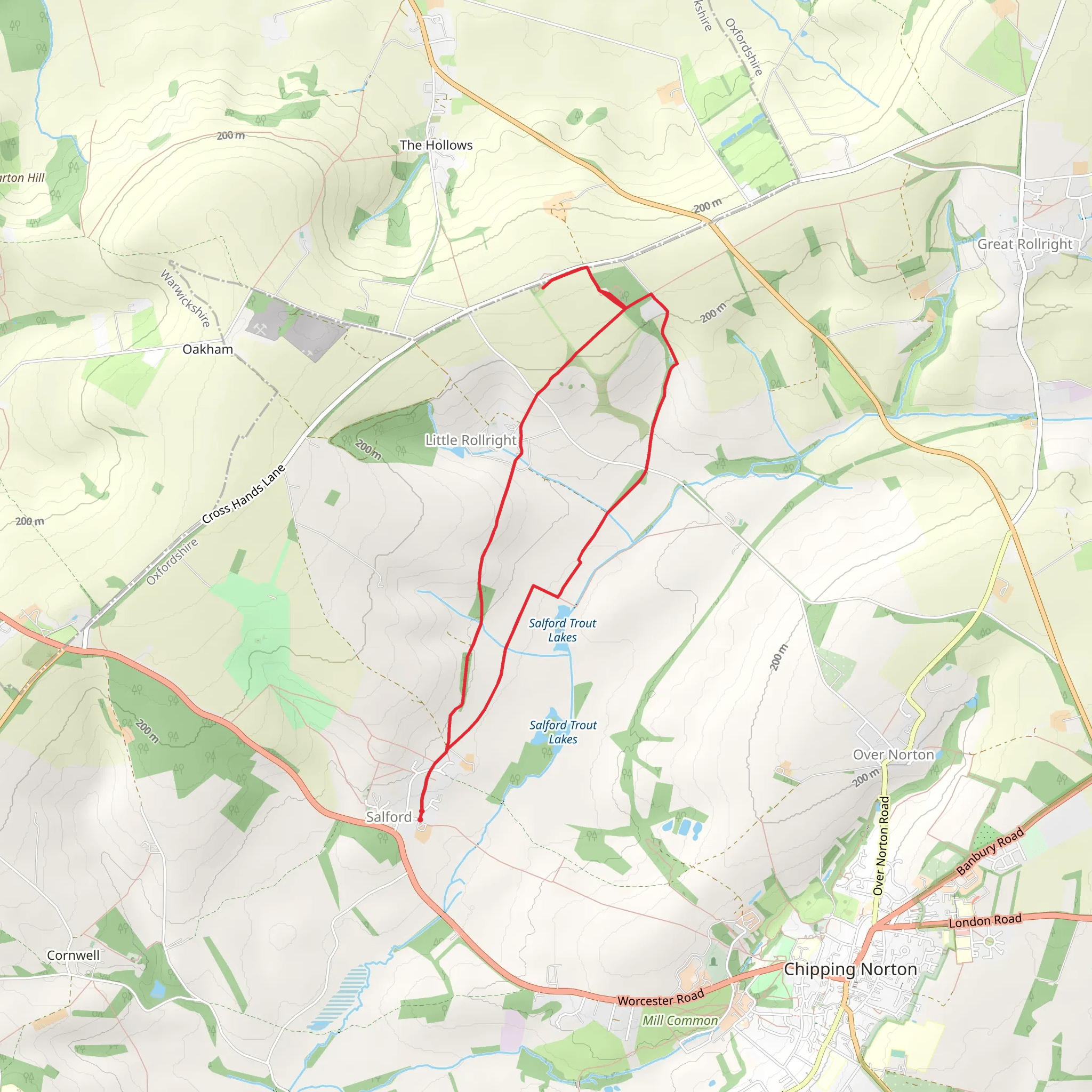 The Magic of the Rollright Stones mobile static map