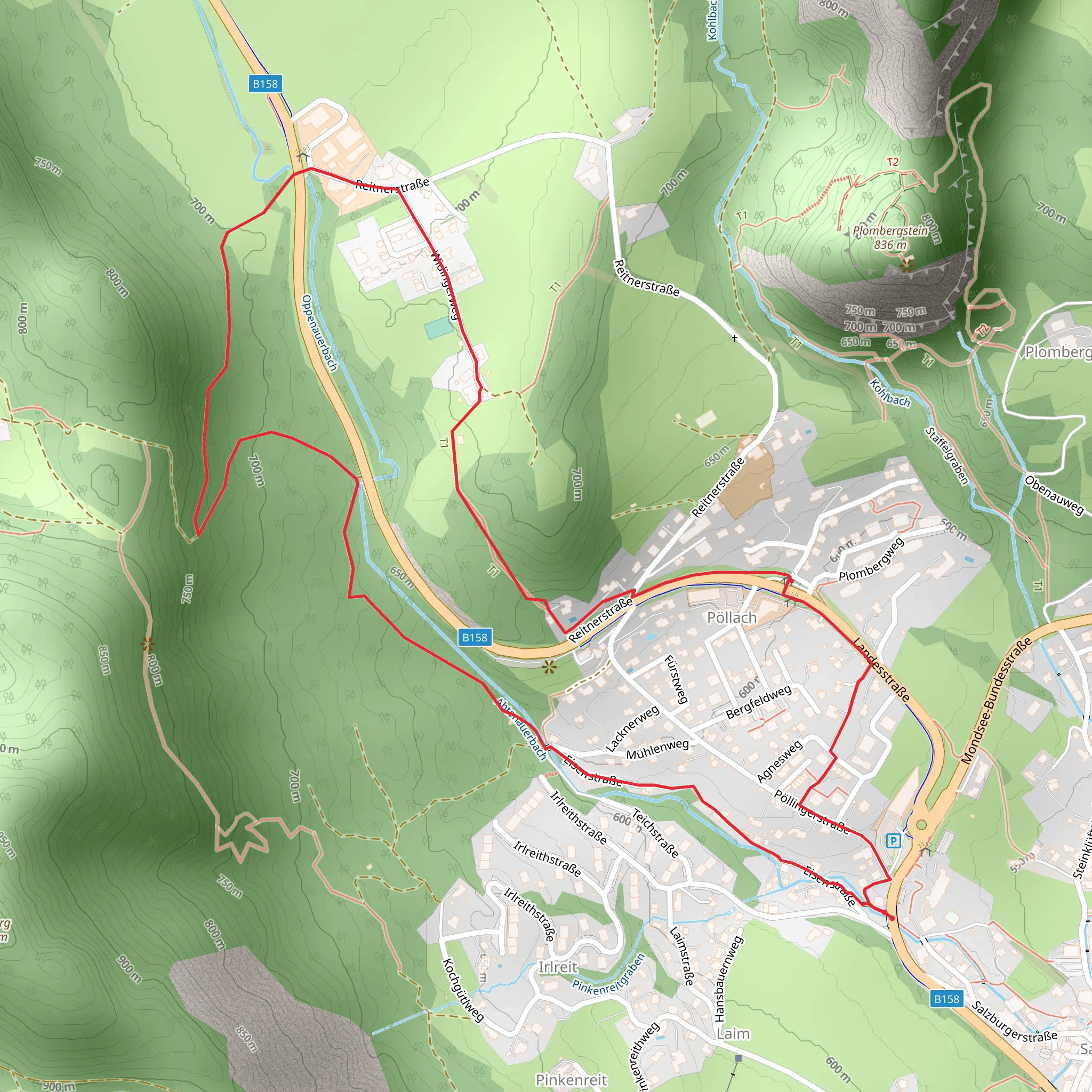 Widinger Path mobile static map