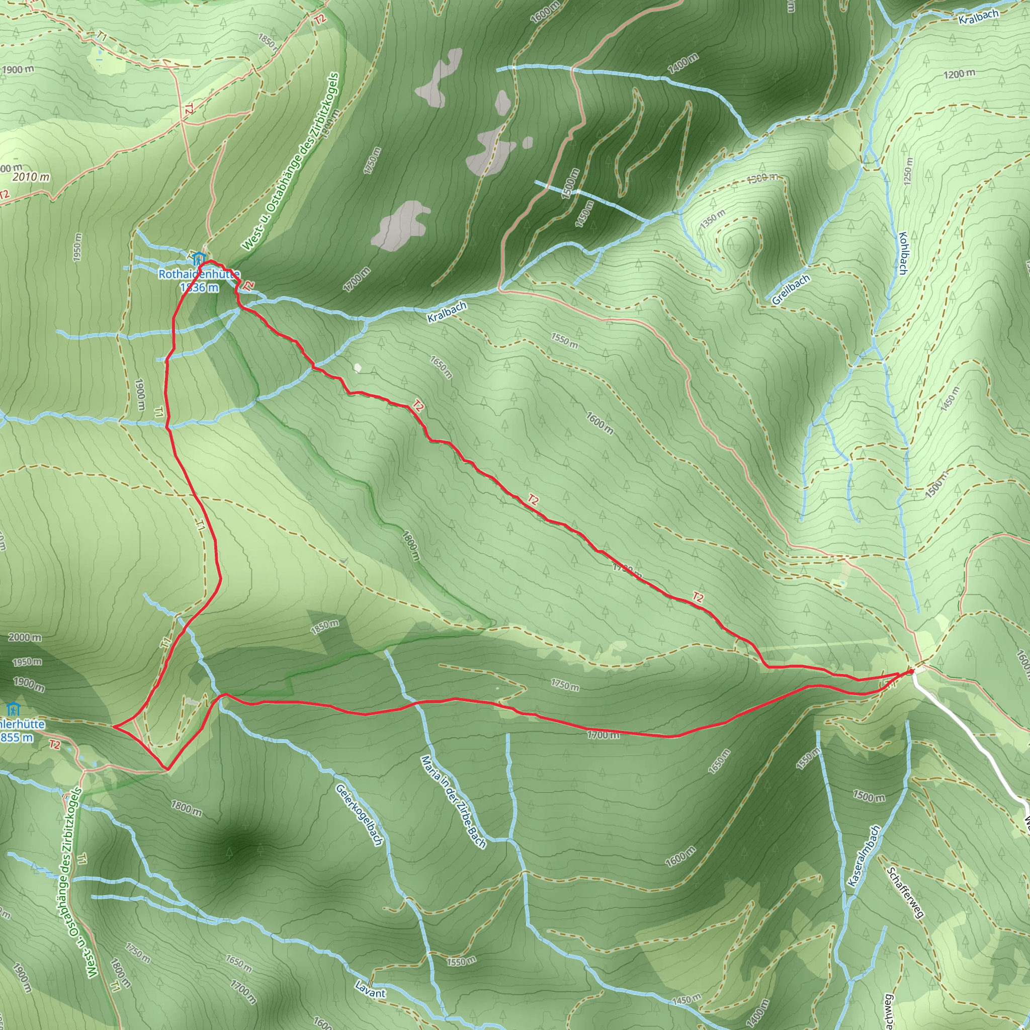 Almhüttenrunde mobile static map