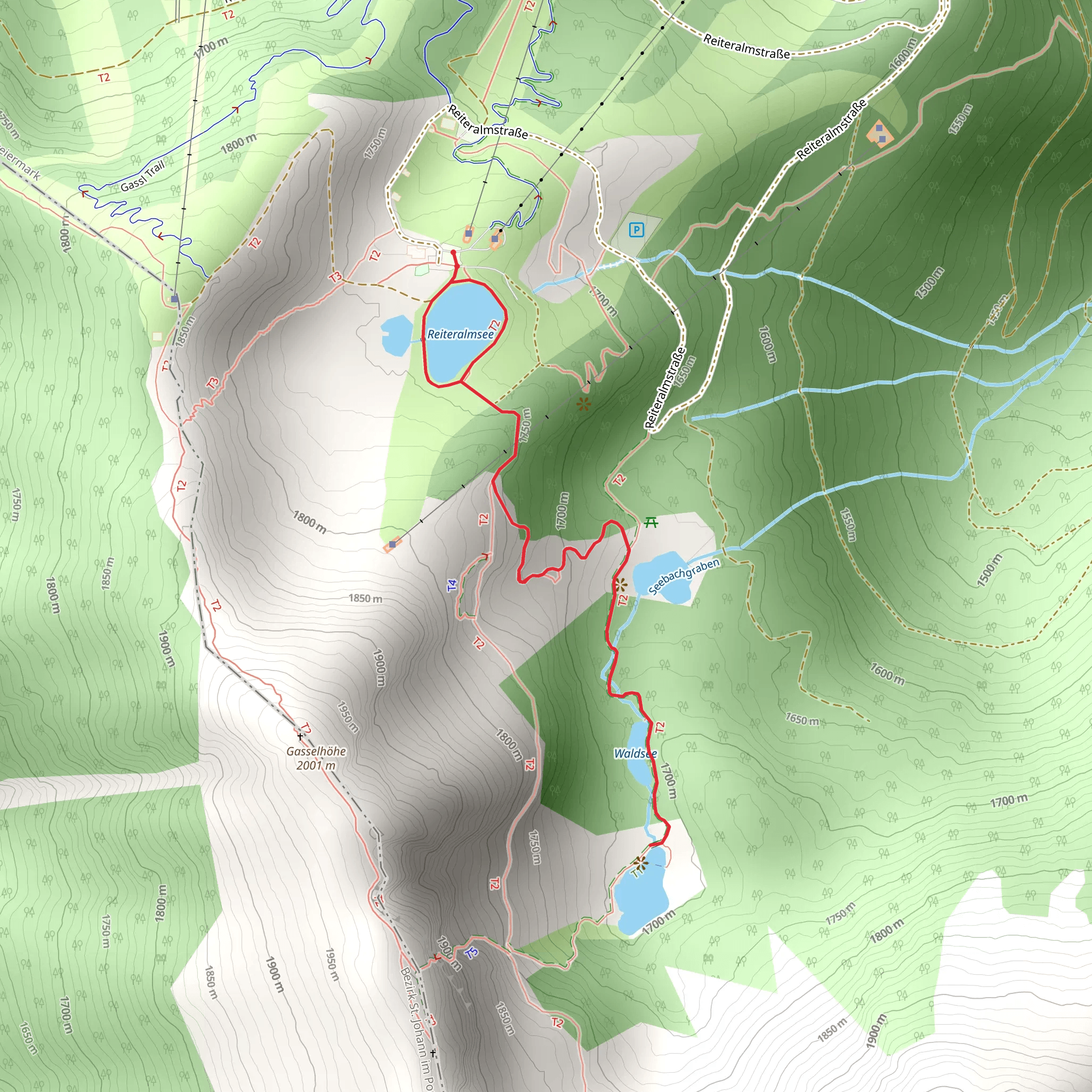 Hike to Untersee Lake mobile static map