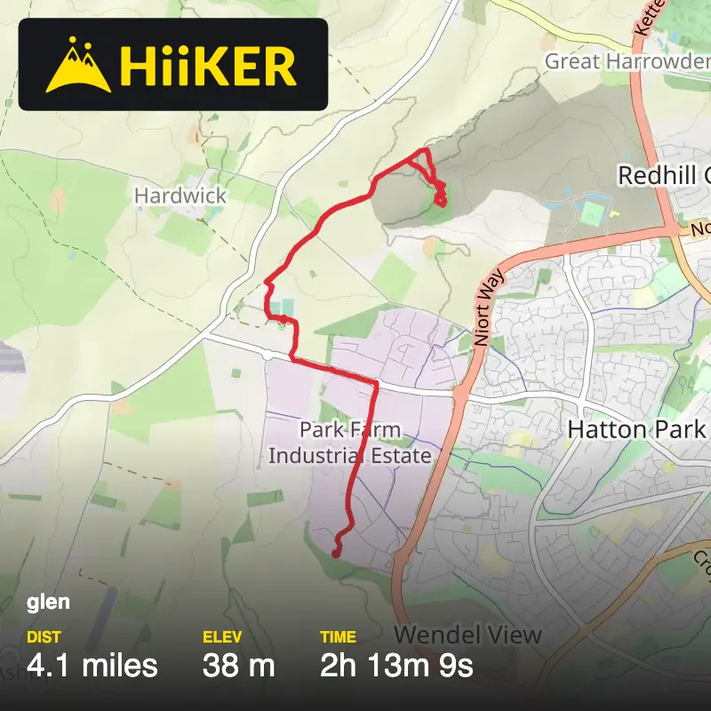 A map preview of the recording glen.