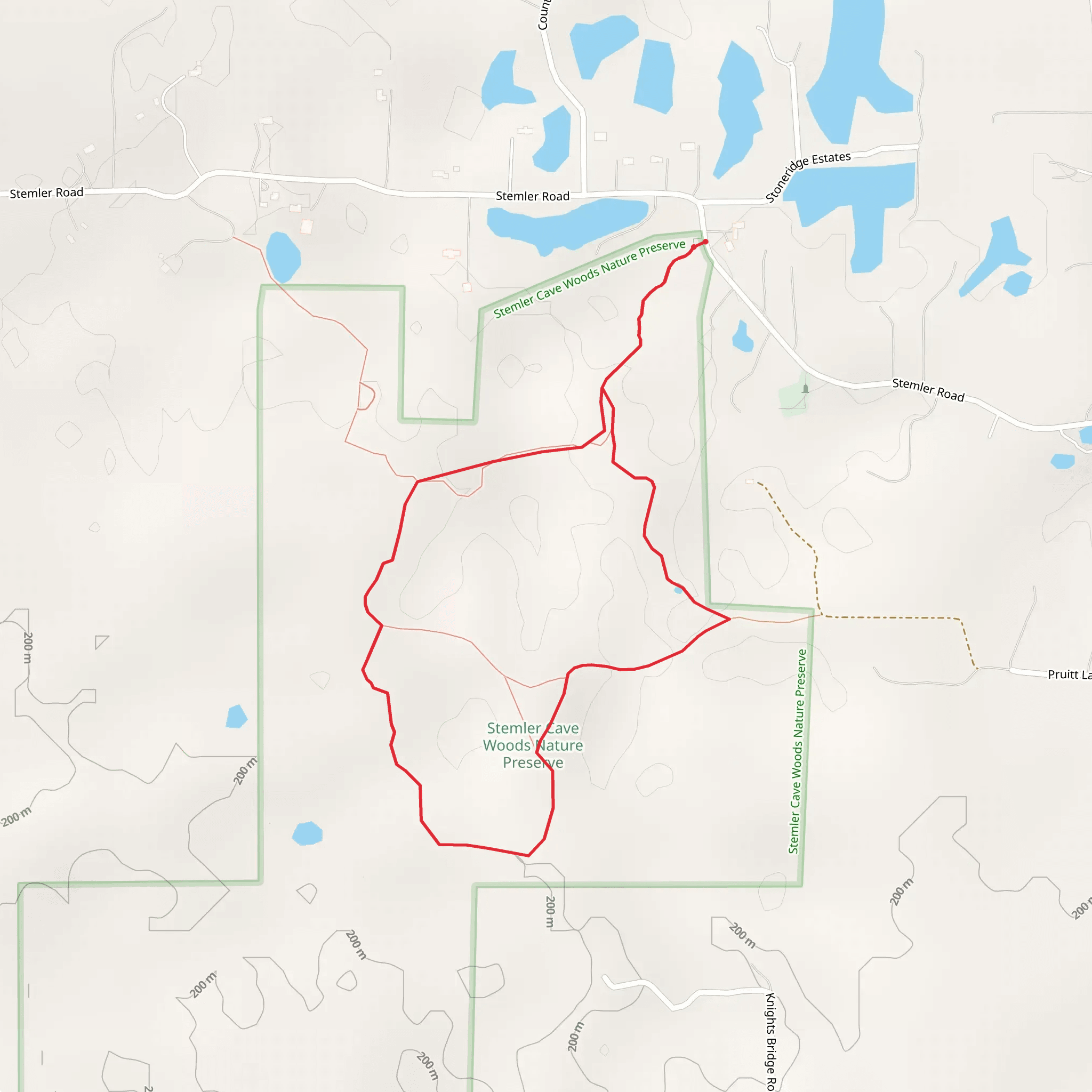Stemler Road Loop - South mobile static map