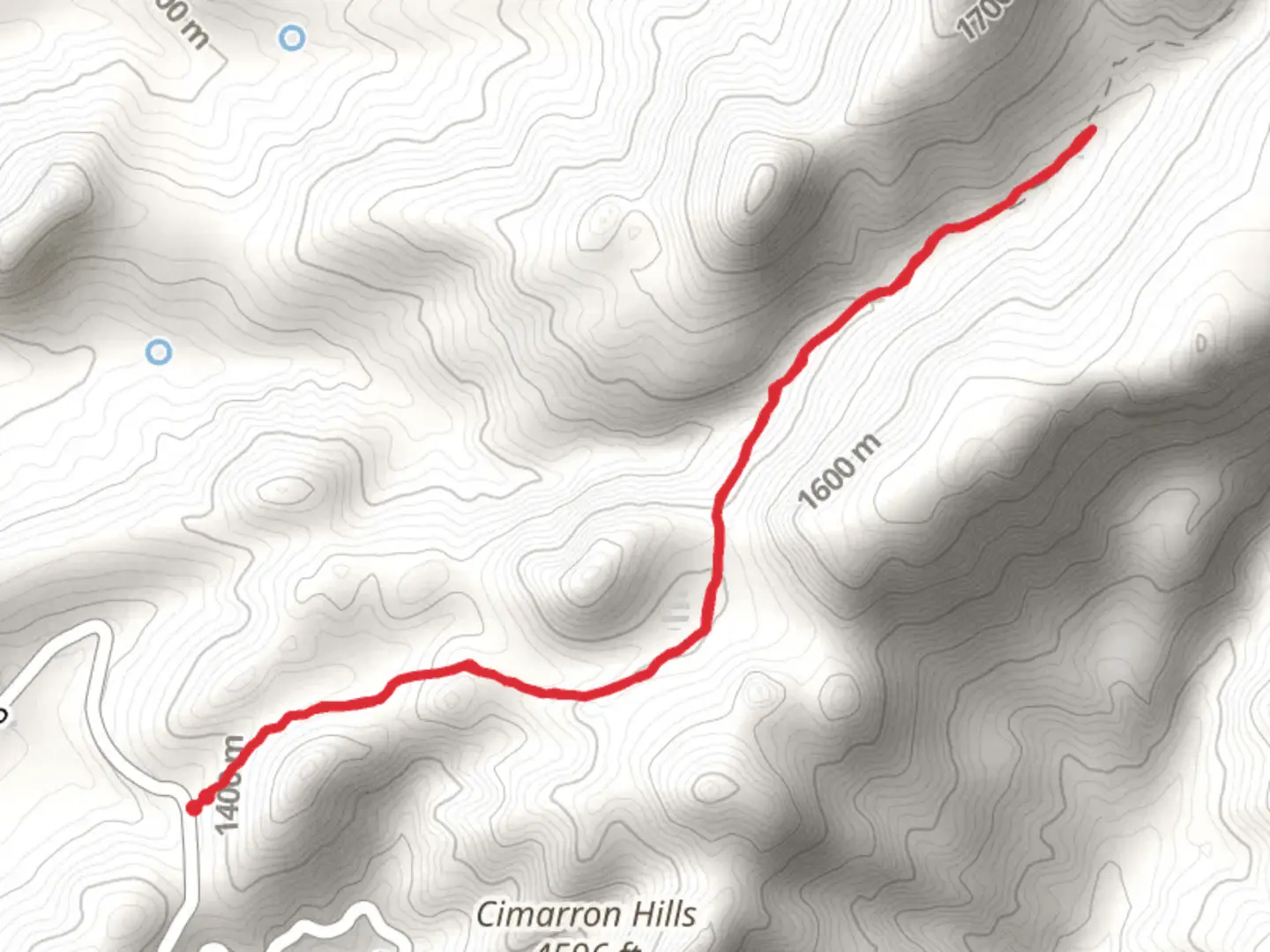 An image depicting the trail Dorens Defeat Trail and its surrounding area.