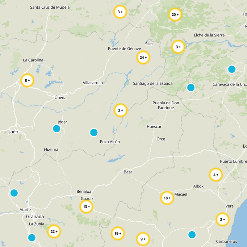 Comarca de Huéscar Static Map