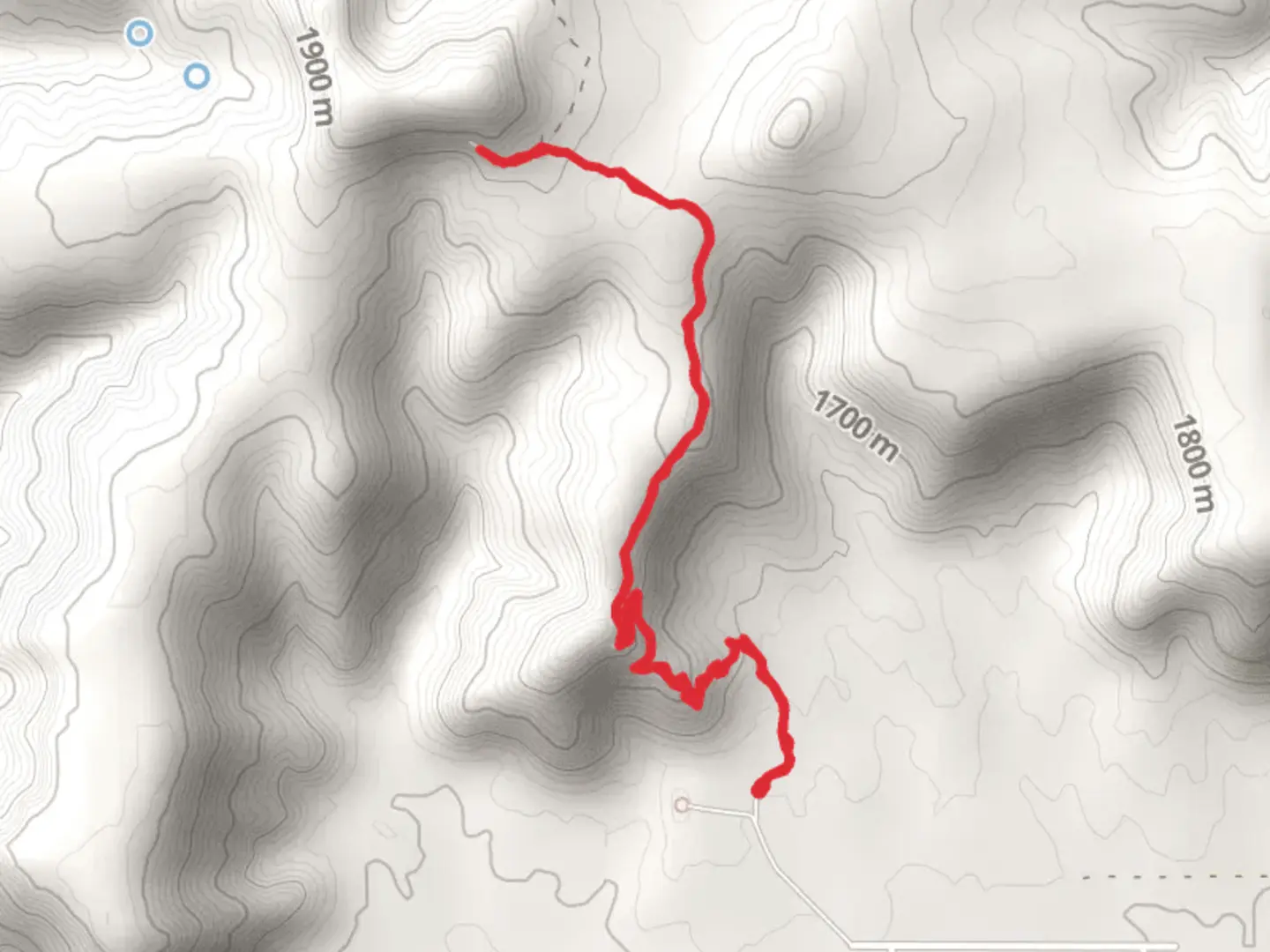An image depicting the trail Mansard Trail and its surrounding area.