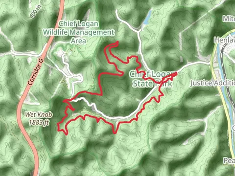 Loop around Little Buffalo Creek Road