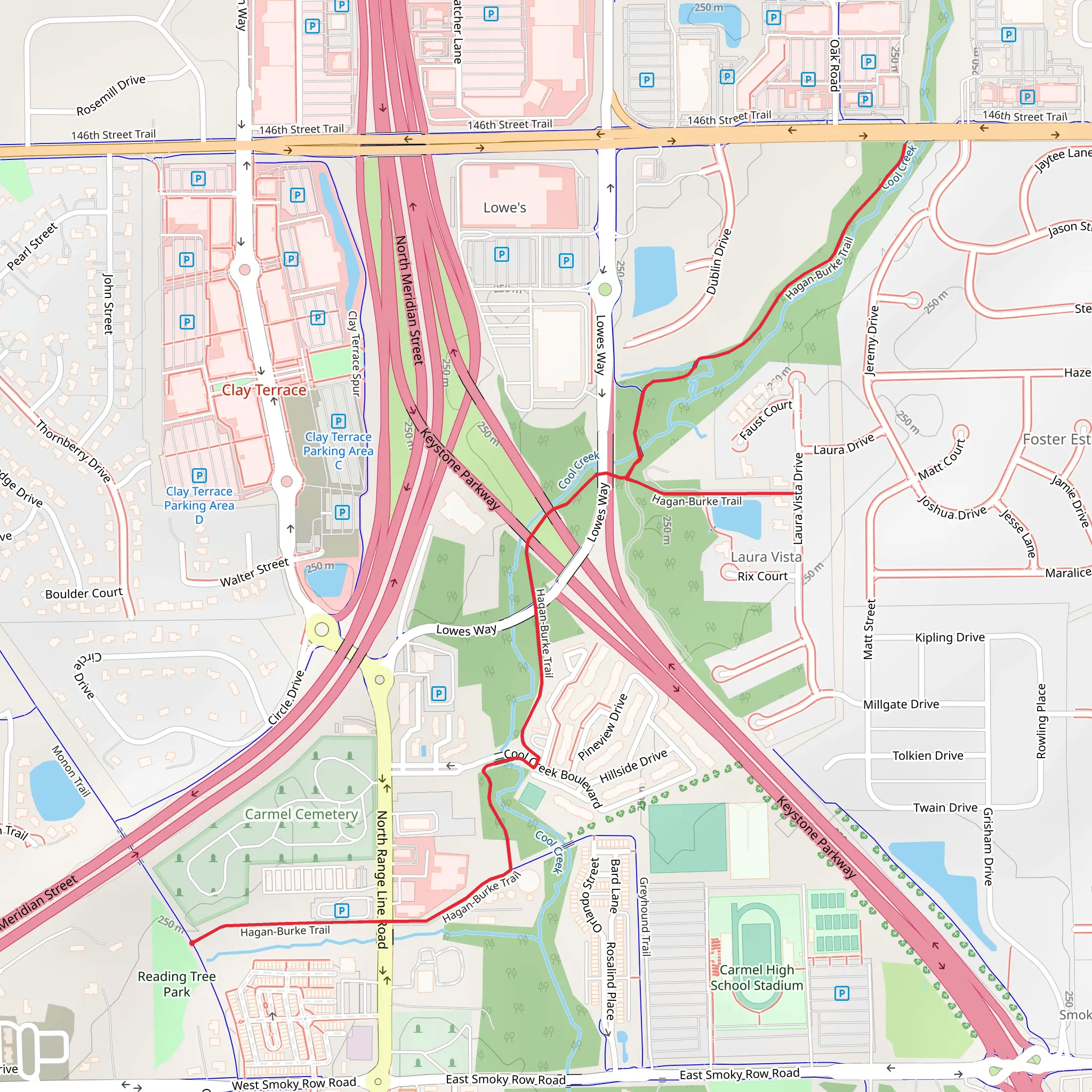 Hagan-Burke Trail mobile static map