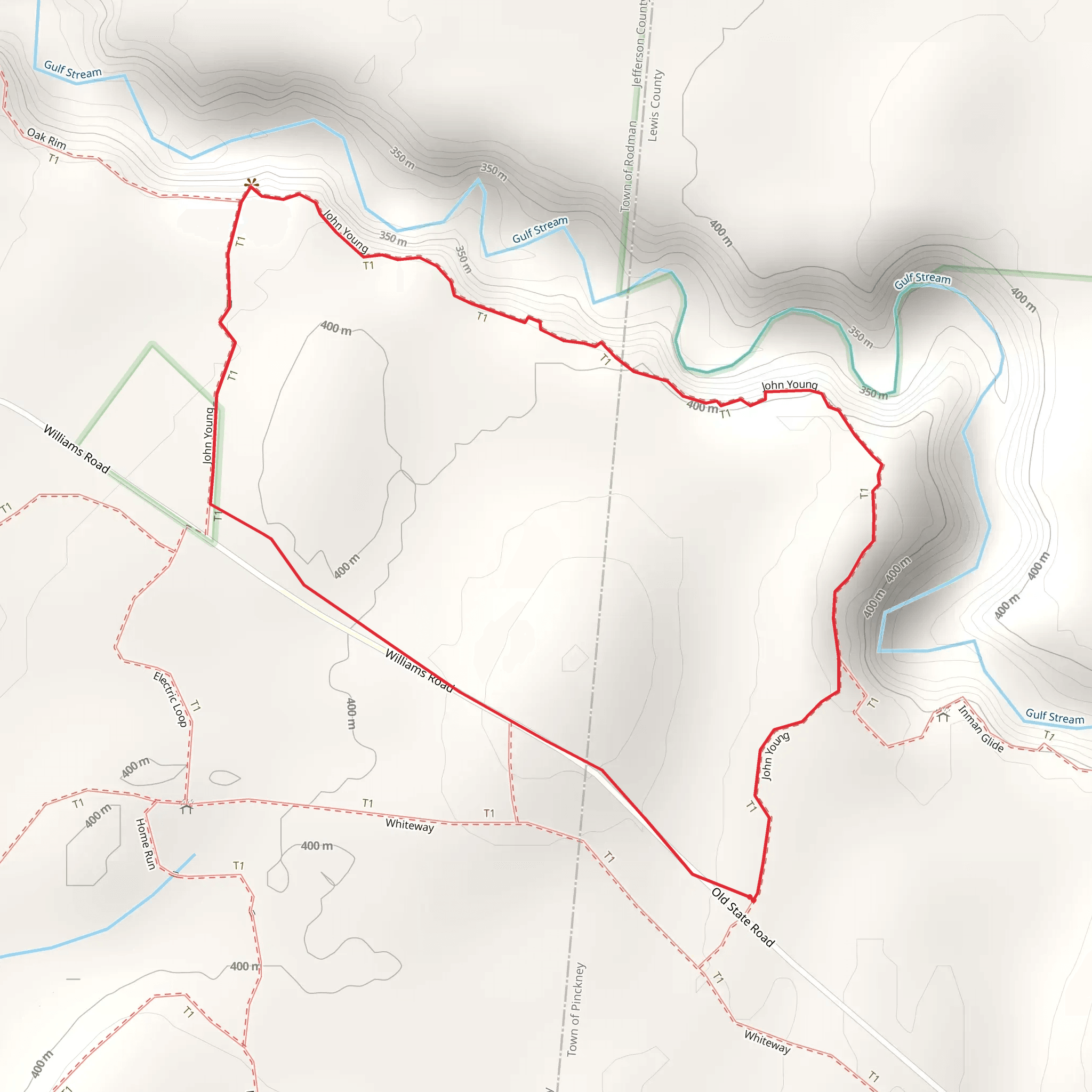 John Link and John Young Loop Trail mobile static map