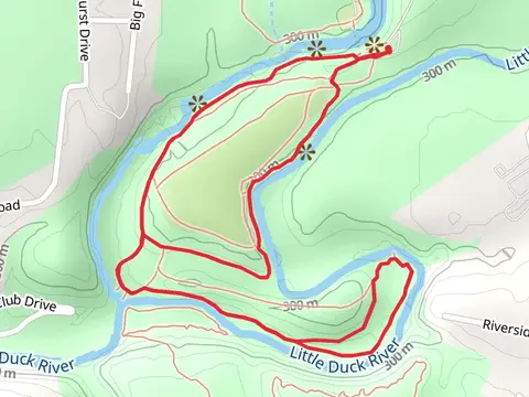 Enclosure, Backbone and Moat Loop Trail
