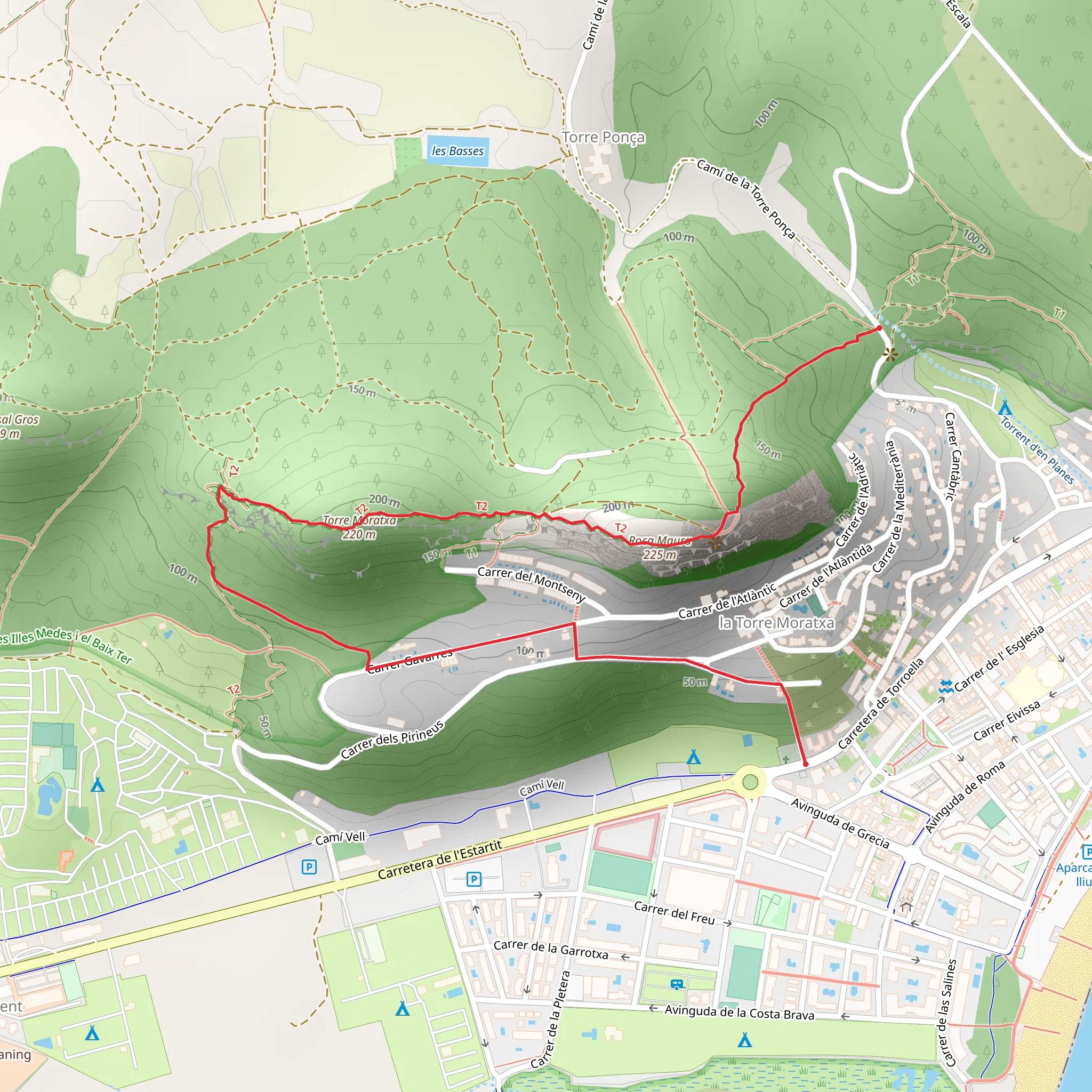 L'Estartit - Salt d'Euga SL C 19 mobile static map