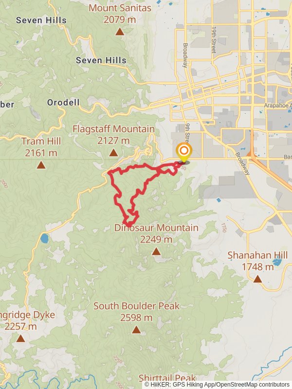 Chautauqua, Green Mountain West Ridge and Gregory Canyon Loop Trail