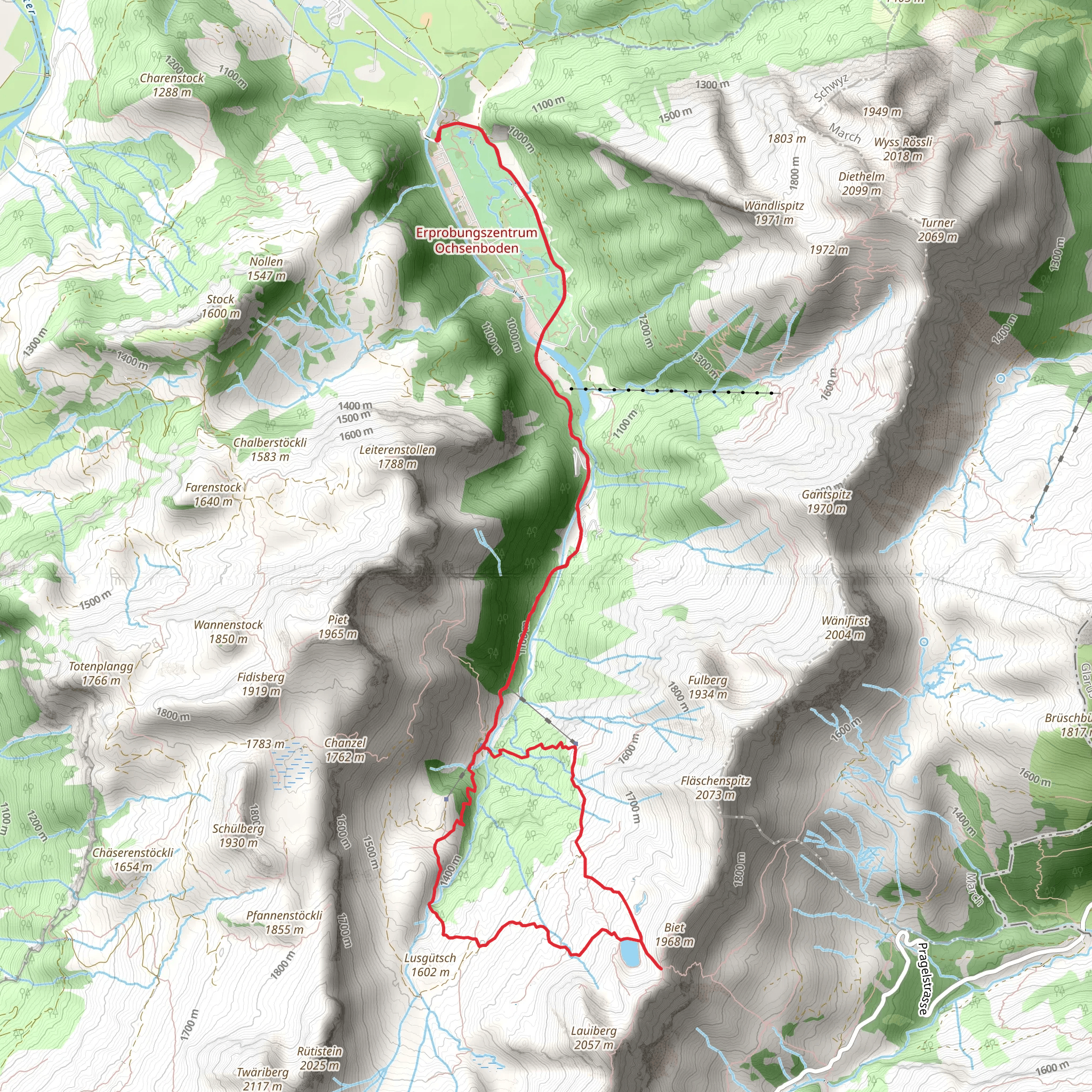 Sihlseeli mobile static map