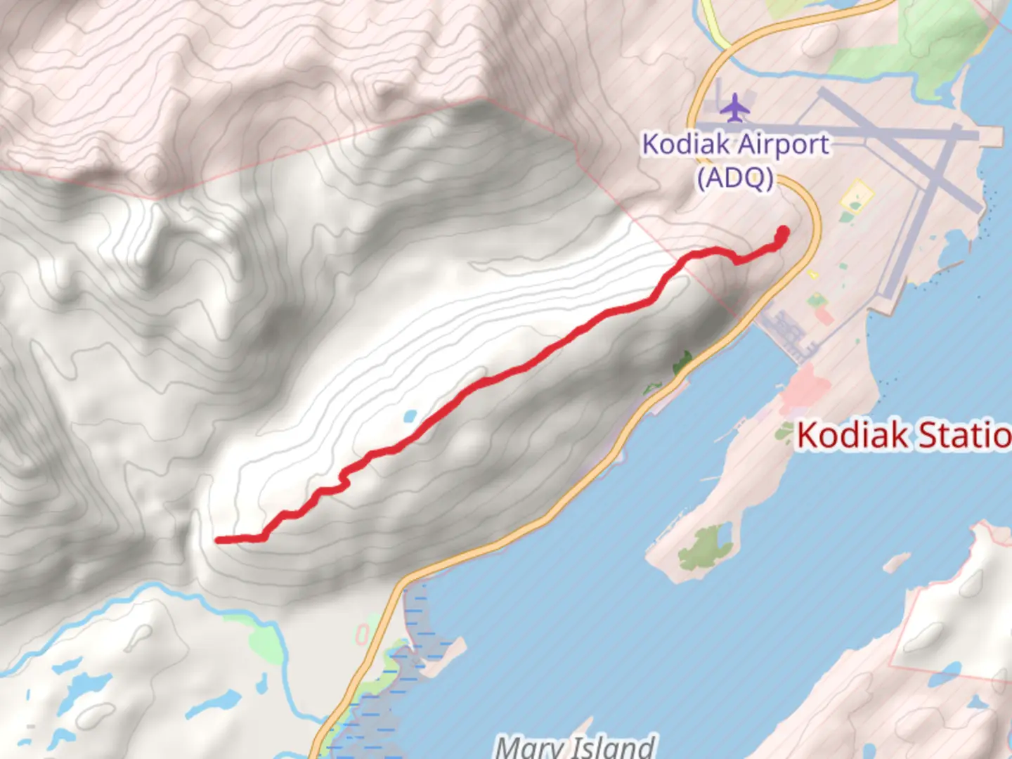 An image depicting the trail Old Womens Mountain Trail and its surrounding area.