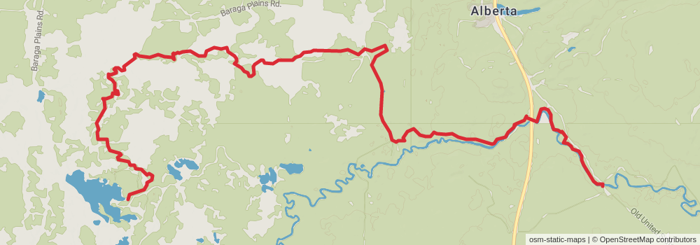 American Perimeter Trail - North Country Primary stage 107 Map