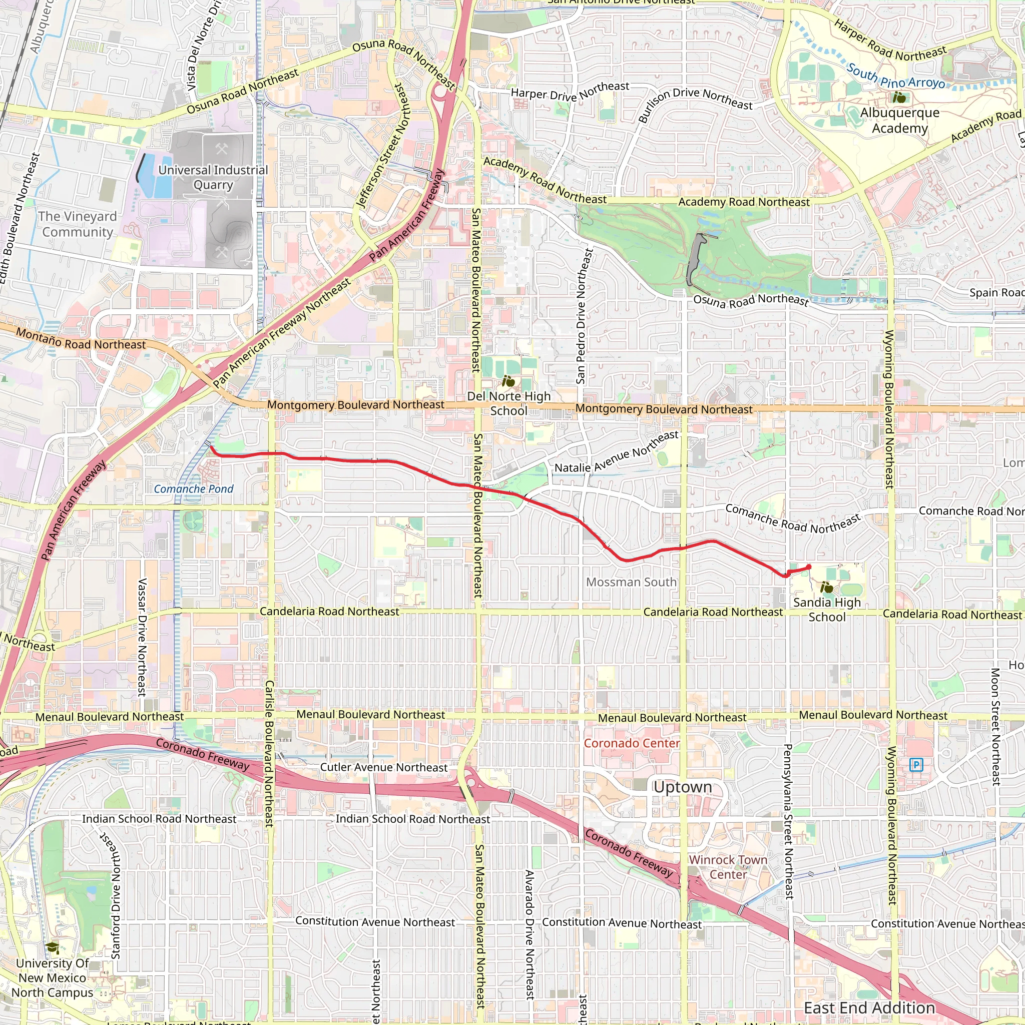 Hahn Arroyo Walk mobile static map