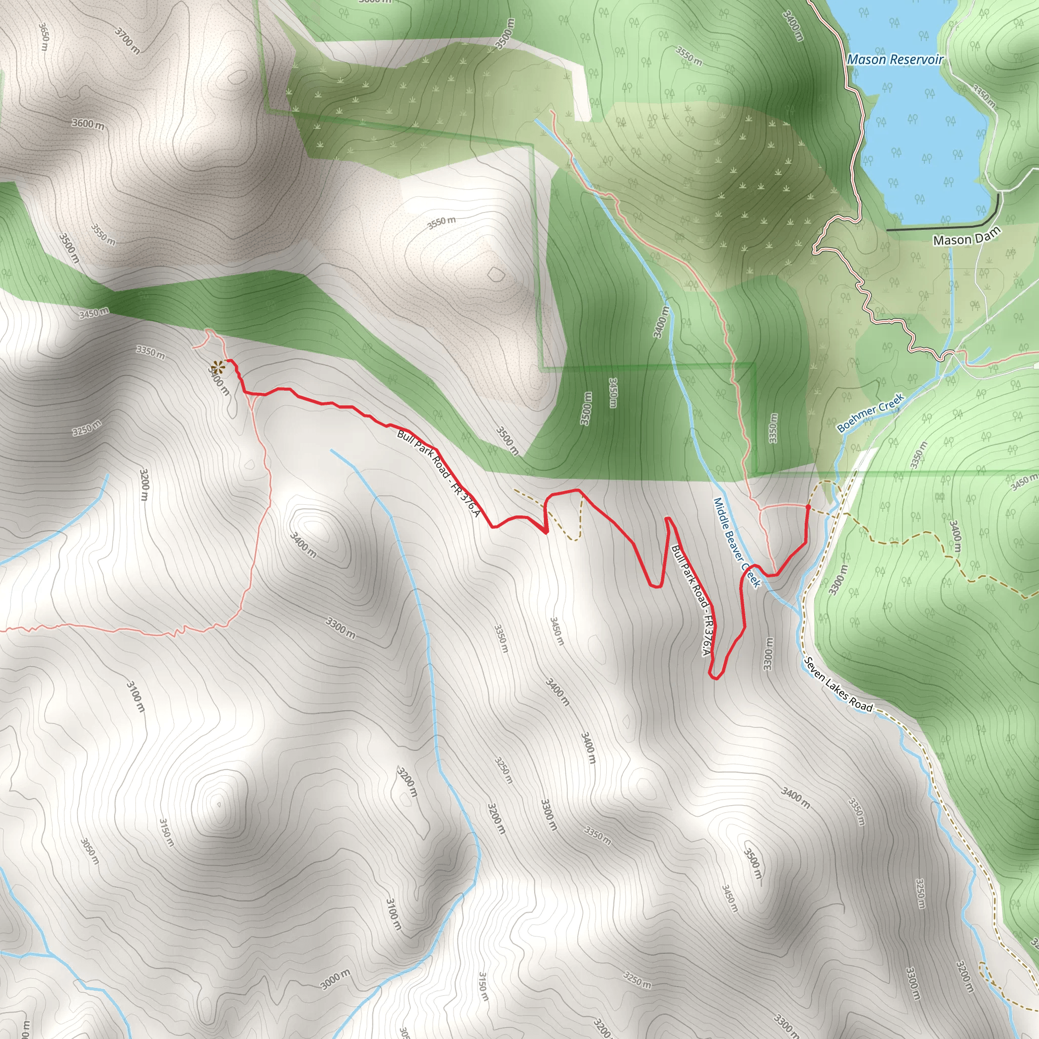 Bull Park mobile static map