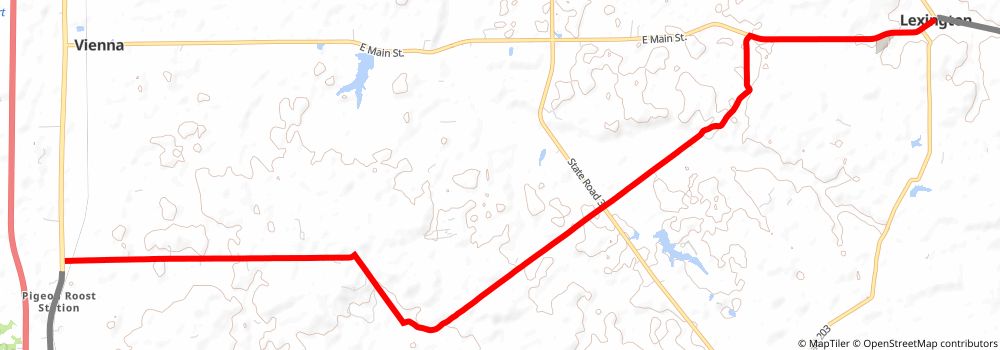 American Discovery Trail South Route stage 96 Map