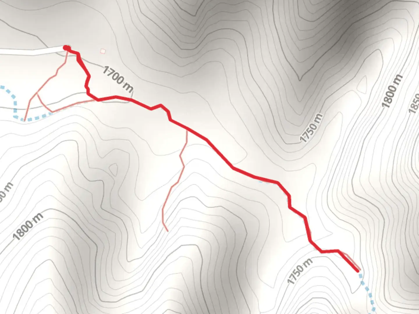 An image depicting the trail Red Hollow and its surrounding area.