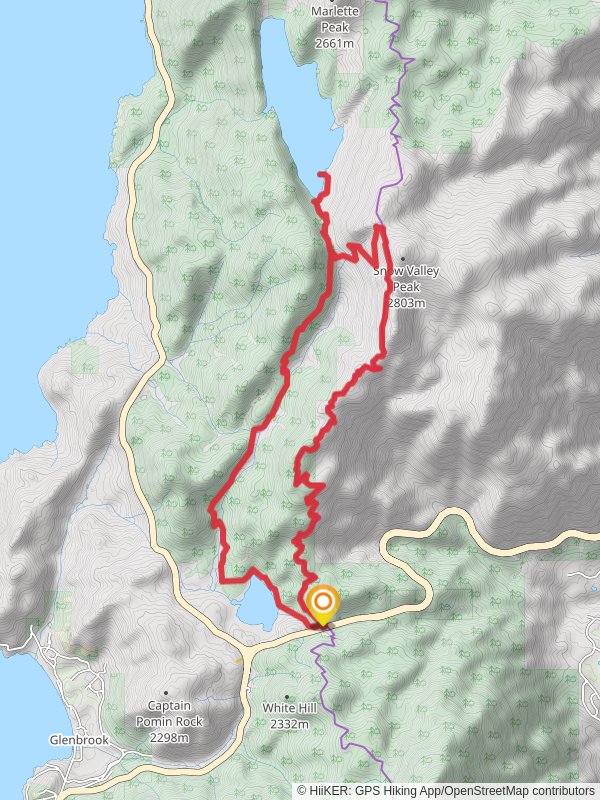Tahoe Rim and Marlette Lake Loop Trail from Spooner Summit
