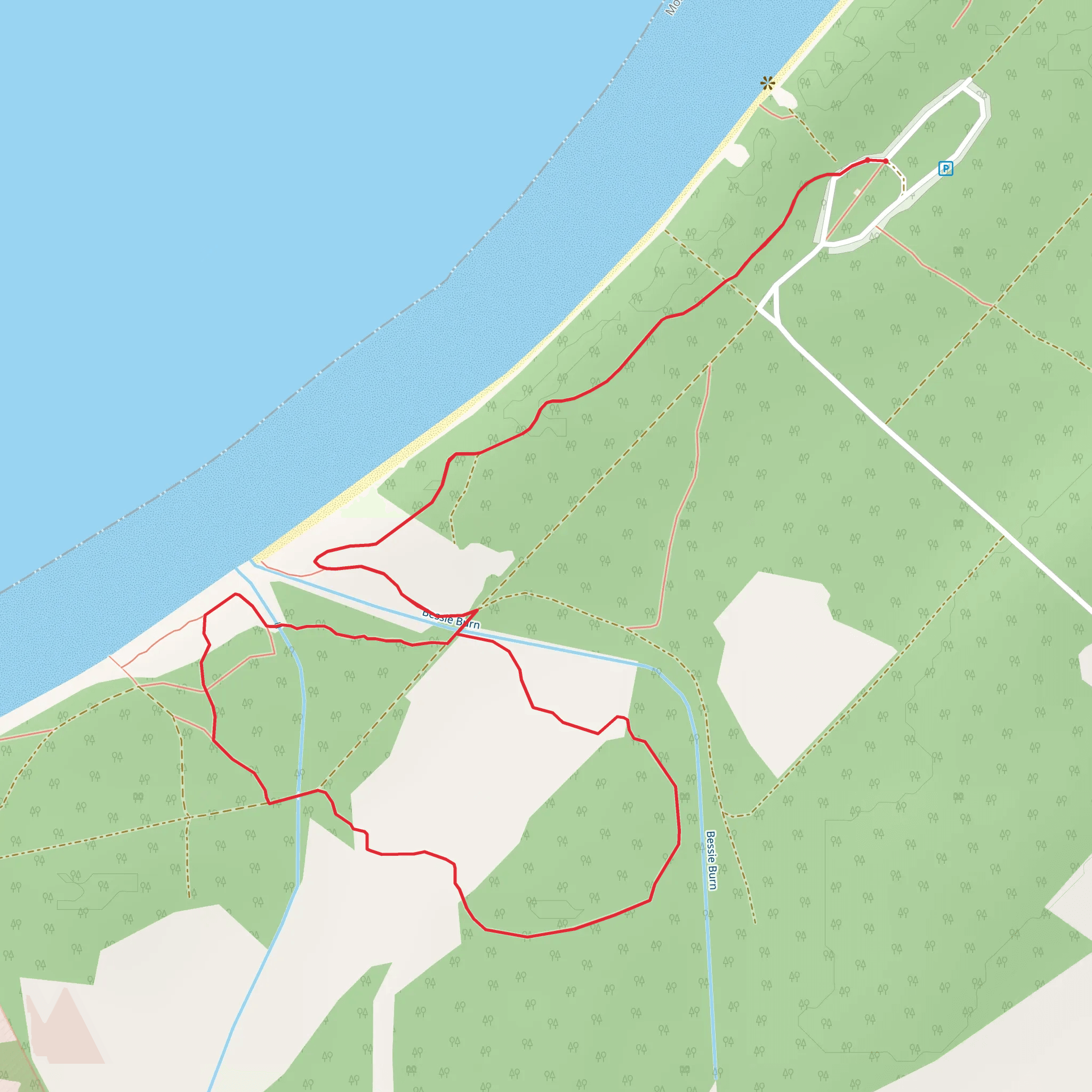 Roseisle Country Park Wildlife Loop Walk mobile static map