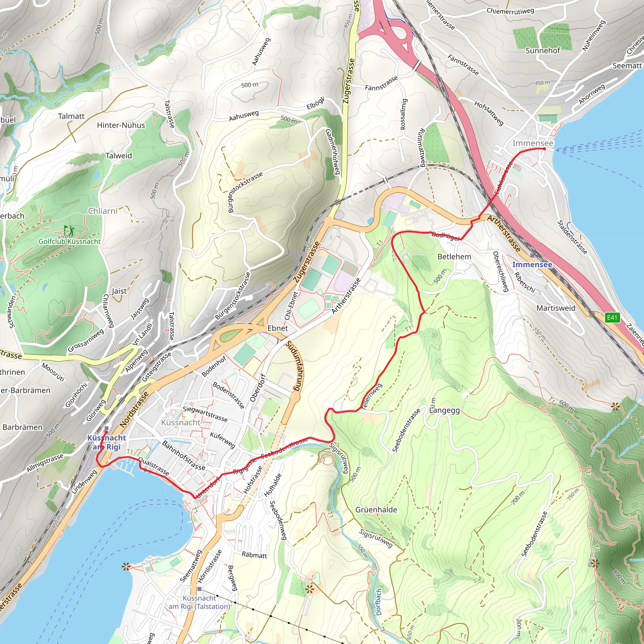 Historical Walk around Hohle Gasse mobile static map