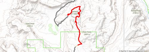 American Discovery Trail South Route stage 286 Map