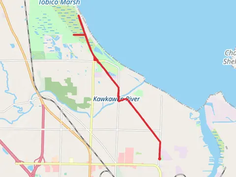 Kawkawlin River, Bay City State Park and Little Killarney Beach Walk