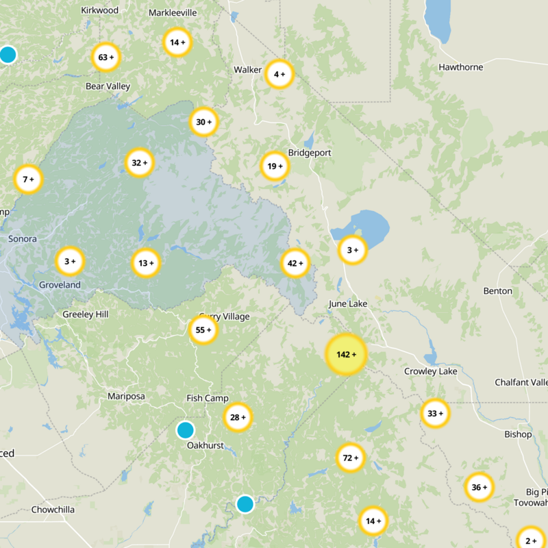 Tuolumne County Static Map