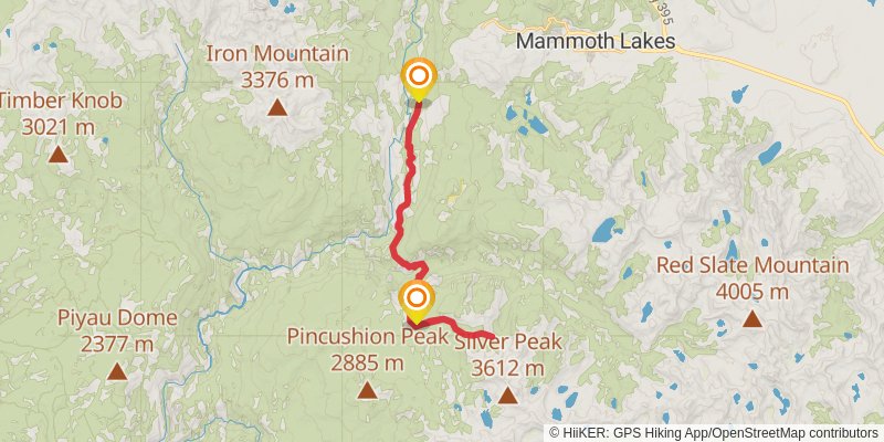 Sharktooth Lake via First Creek Trail stage 4 Map