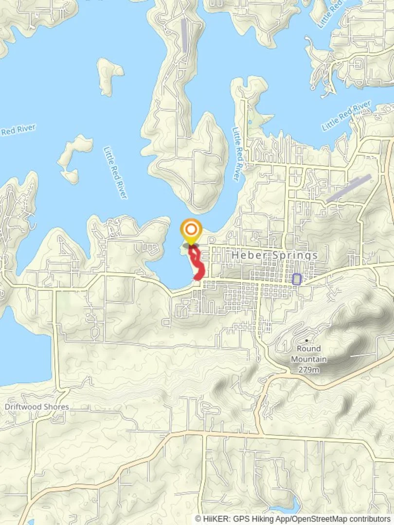 Sandy Beach Loop Trail Cleburne County Arkansas